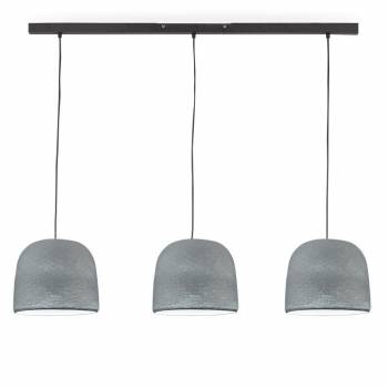 Rail gris anthracite 3 cloches gris perle - Rail - La Case de Cousin Paul