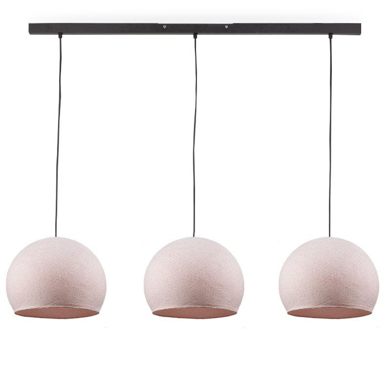 "Rail" 3 Sugared almond cupolas S - The Island Pendant - La Case de Cousin Paul