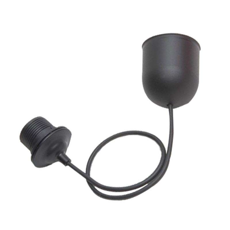 sospensione a una sfera e cavo plastificato nero 60cm - Home - La Case de Cousin Paul