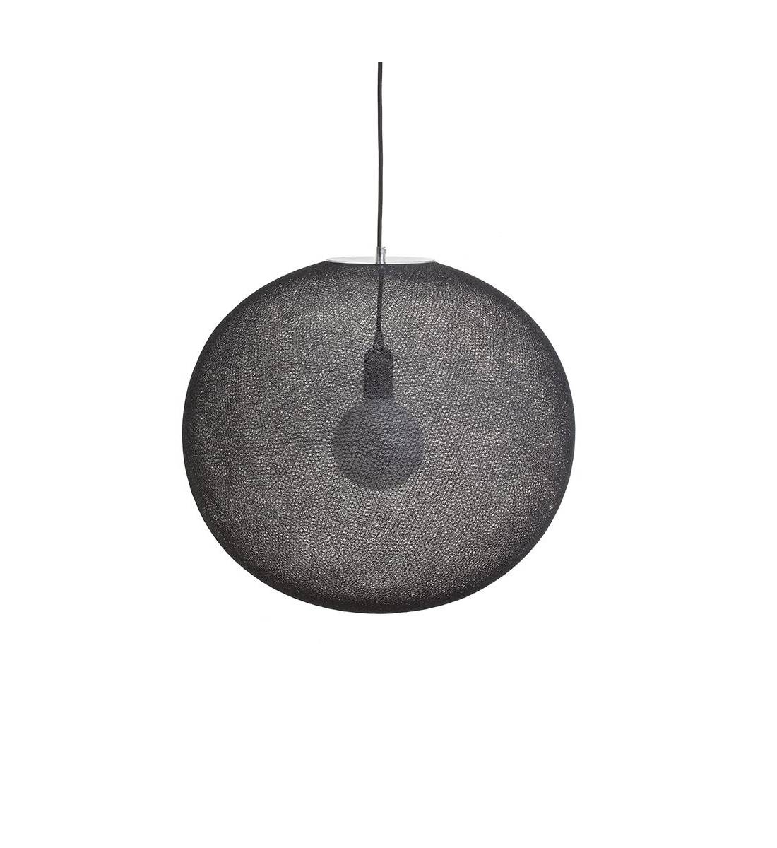 Globe Light XL Anthracite Ø 50cm - Enkelvoudig ophangsysteem - La Case de Cousin Paul