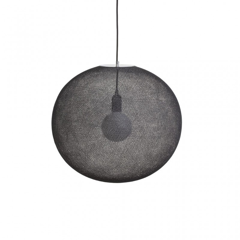 Globe Light XL Anthracite Ø 50cm - Enkelvoudig ophangsysteem - La Case de Cousin Paul