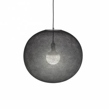 Globe Light XL Anthracite Ø 50cm - Enkelvoudig ophangsysteem - La Case de Cousin Paul