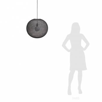 Globe Light XL Anthracite Ø 50cm - Single Pendant lamp - La Case de Cousin Paul