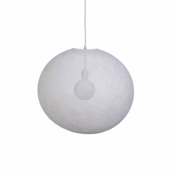 Globe Light XL Blanc Ø 50cm - Enkelvoudig ophangsysteem - La Case de Cousin Paul