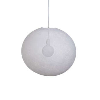 Globe Light XL Blanc Ø 50cm - Suspension simple - La Case de Cousin Paul