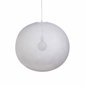 Globe Light XXL Blanc Ø 67cm - Enkelvoudig ophangsysteem - La Case de Cousin Paul