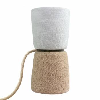 Lampe BAoBA - Amande - fil tissé - Lampe Baoba - La Case de Cousin Paul