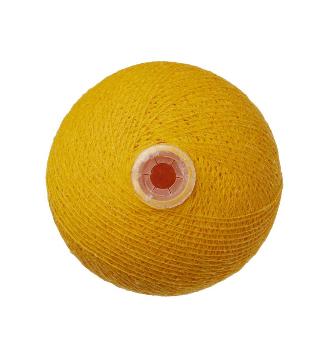 boule tissée pour guirlande Premium curry - Boules Tissées Premium - La Case de Cousin Paul