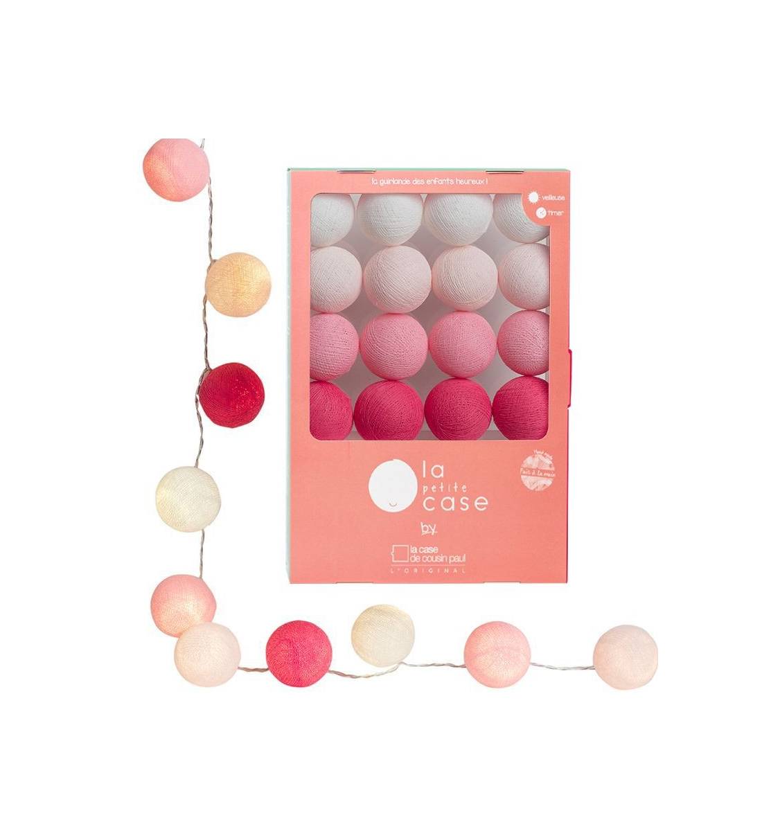 Lichterkette Louise Baby Nachtlicht 16 LED - Lichterketten Box Nachtlicht - La Case de Cousin Paul