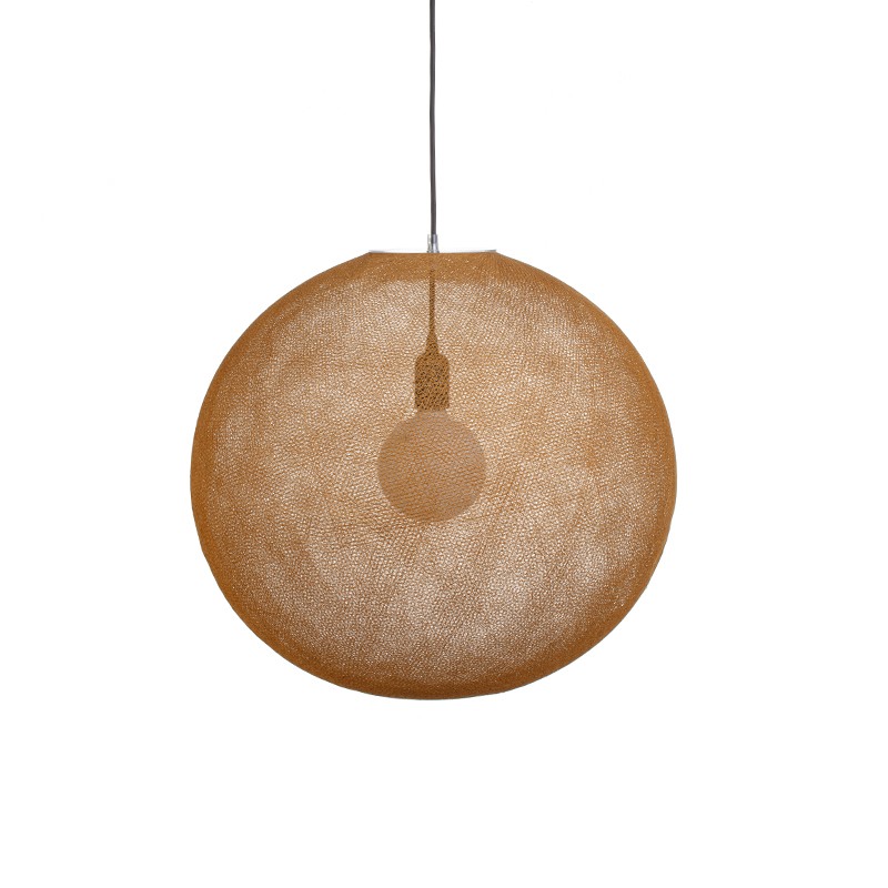 Globe Light XL Tabac Ø 50cm - Enkelvoudig ophangsysteem - La Case de Cousin Paul