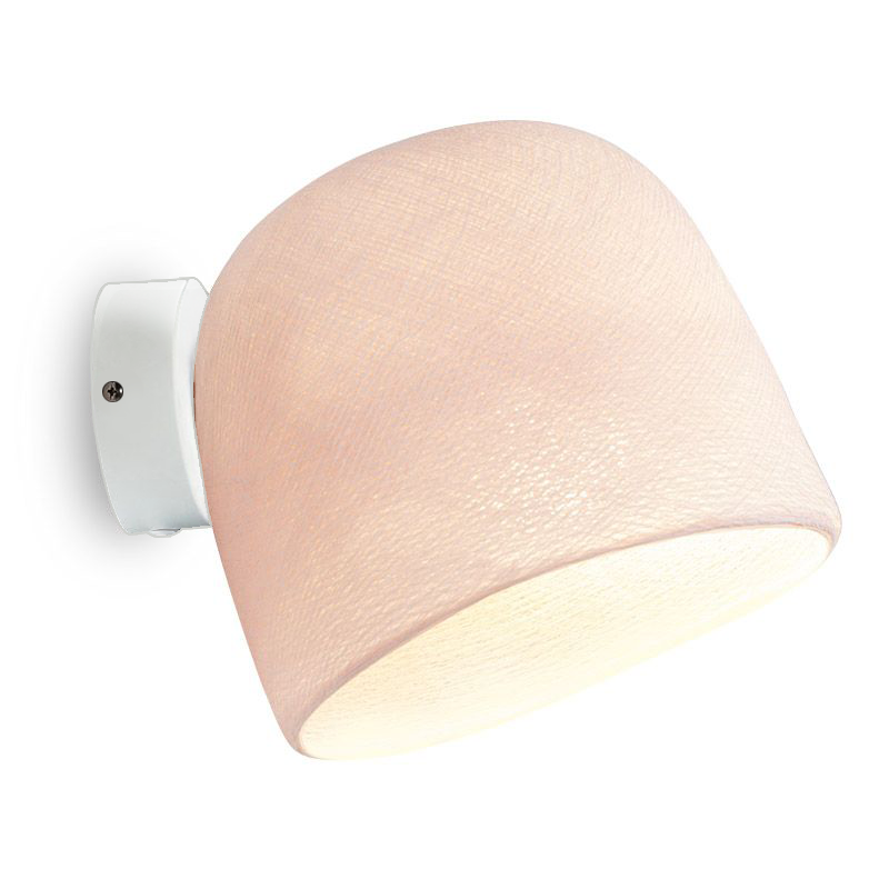 Applique murale blanche Cloche dragée - Wall light - La Case de Cousin Paul