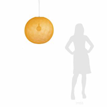 Globe Light XXL Curry Ø 67cm - Single Pendant lamp - La Case de Cousin Paul