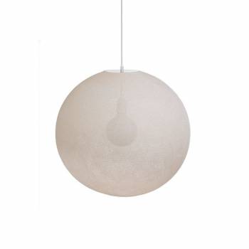 Globe Light XL Ecru Ø 50cm - Suspension simple - La Case de Cousin Paul