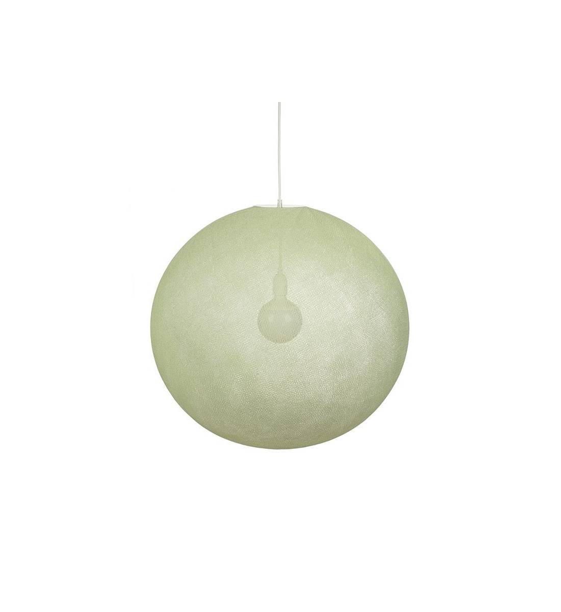 Globe Light XXL Tilleul Ø 67cm - Enkelvoudig ophangsysteem - La Case de Cousin Paul