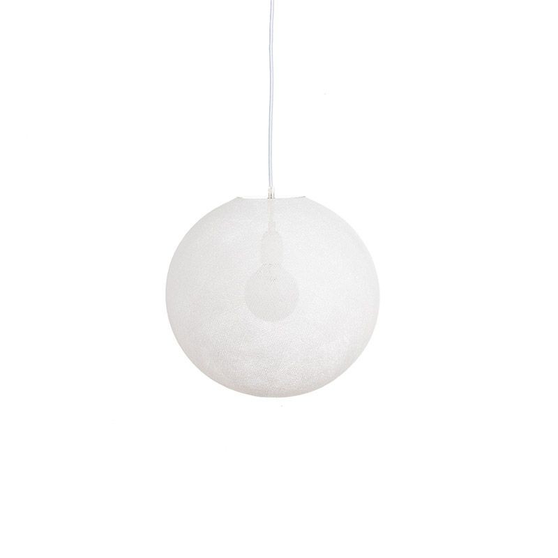 Globe Light Blanc Ø 36cm - Abat-jour globe light - La Case de Cousin Paul