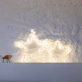 Decoración de luz estrella - Décoration lumineuse - La Case de Cousin Paul