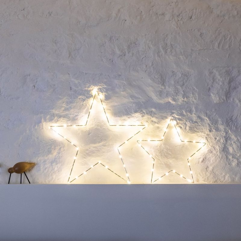 Decoración de luz estrella - Décoration lumineuse - La Case de Cousin Paul