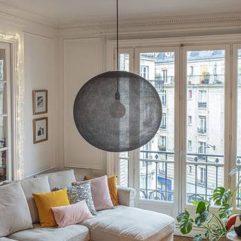 Globe Light XXL Anthracite Ø 67cm - Single Pendant lamp - La Case de Cousin Paul