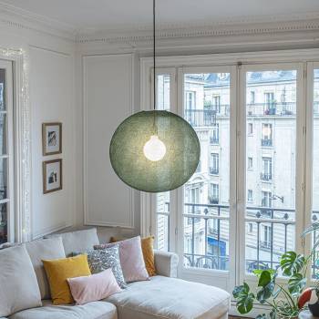Globe Light XL Vert impérial Ø 50cm - Lampshades globe light - La Case de Cousin Paul