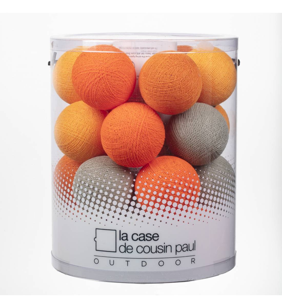Fuzzy Peach - Guirlande 24 boules In et Outdoor - Guirlande lumineuse In & Outdoor - La Case de Cousin Paul