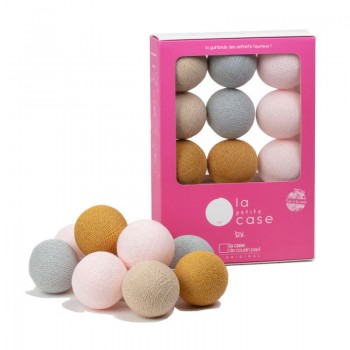 9 balls with batteries Suzie - Baby Night Lights gift boxes - La Case de Cousin Paul