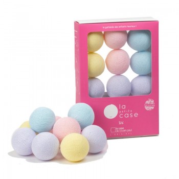 9 balls with batteries Célestine - Baby Night Lights gift boxes - La Case de Cousin Paul