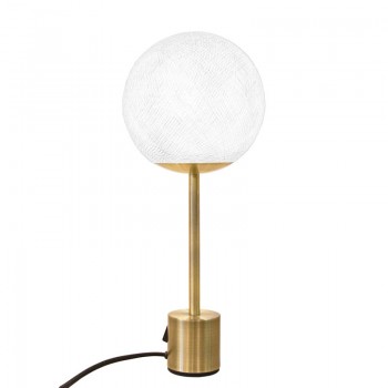 Brass lampe APAPA - White - Lamp Apapa - La Case de Cousin Paul