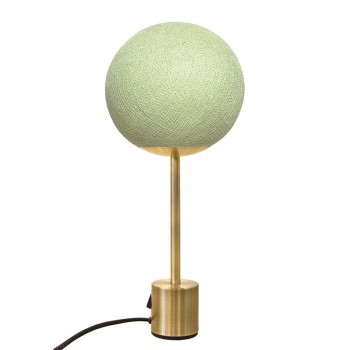 Brass lampe APAPA - Lime - Lamp Apapa - La Case de Cousin Paul