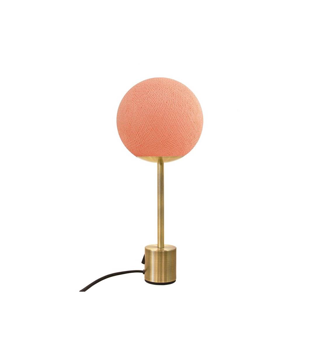 Brass lampe APAPA - Blush - Lamp Apapa - La Case de Cousin Paul