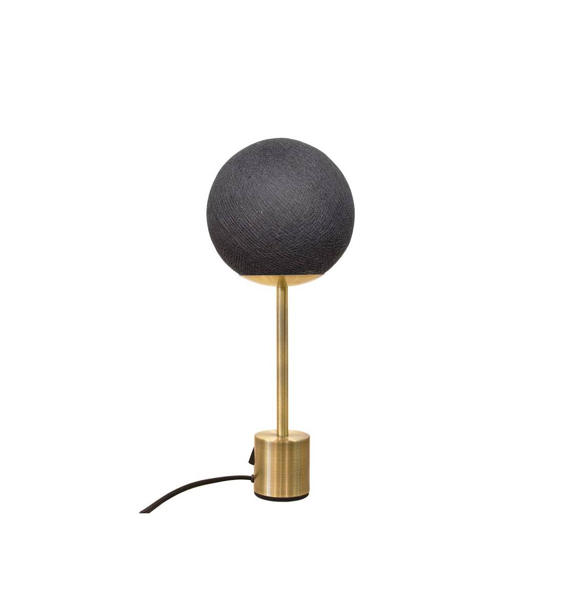 Brass lampe APAPA - Anthracite - Lamp Apapa - La Case de Cousin Paul