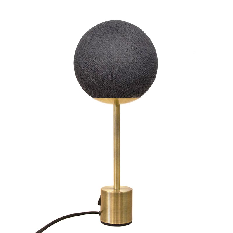 Brass lampe APAPA - Anthracite - Lamp Apapa - La Case de Cousin Paul