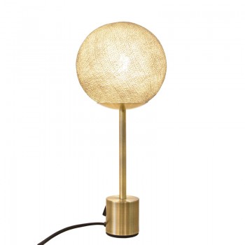 Brass lampe APAPA - Sand - Lamp Apapa - La Case de Cousin Paul