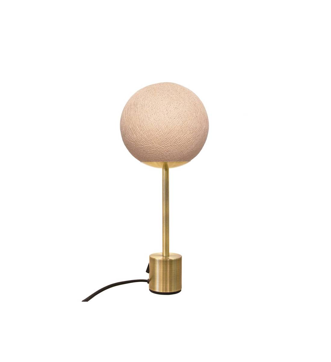 Brass lampe APAPA - Sand - Lamp Apapa - La Case de Cousin Paul