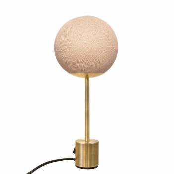 Brass lampe APAPA - Sand - Lamp Apapa - La Case de Cousin Paul