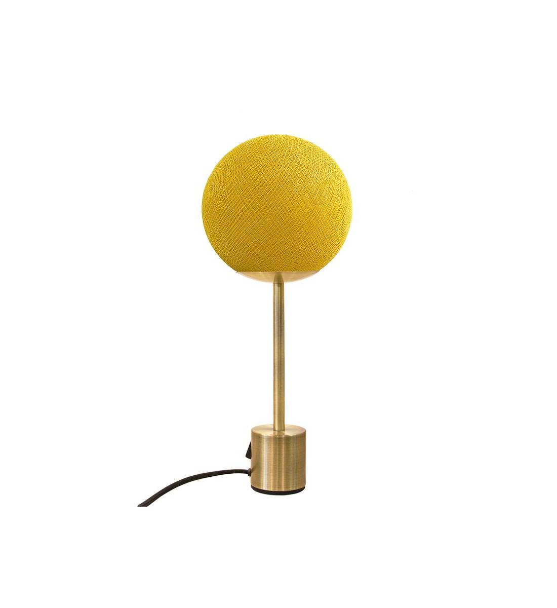 Brass lampe APAPA - Mustard - Lamp Apapa - La Case de Cousin Paul