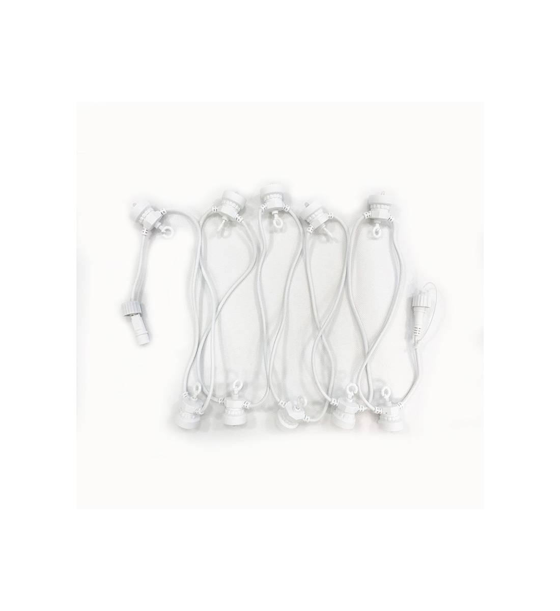 Extension pour guirlande Guinguette câble blanc 10 LED CE - Accessoires La Guinguette - La Case de Cousin Paul