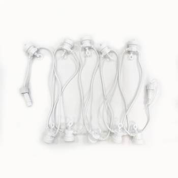 Extensión Guinguette de 10 LED cable blanco CE - Accesorios outdoor - La Case de Cousin Paul