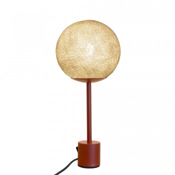 Terracotta lampe APAPA - Sand - Lamp Apapa - La Case de Cousin Paul