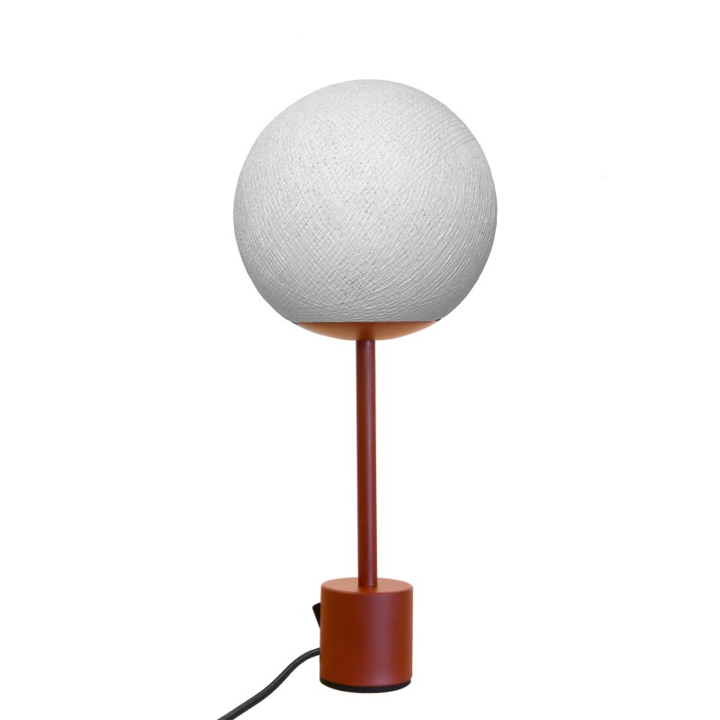 Lampe APAPA terracotta - Bianco - Lampada Apapa - La Case de Cousin Paul