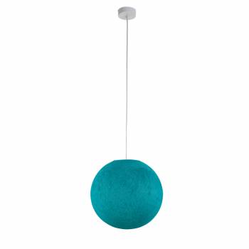 Enkelvoudig ophangsysteem ballamp M turquoise - Verlichting - La Case de Cousin Paul