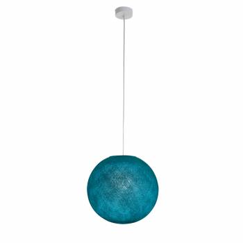 Suspension simple globe M turquoise - Luminaires - La Case de Cousin Paul