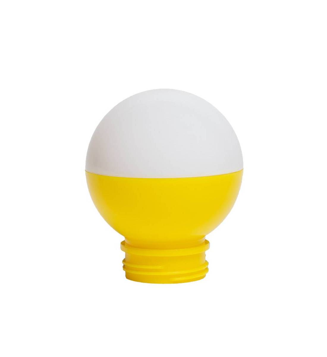 boule Guinguette bicolore blanc / jaune made in France - Boules Guinguette - La Case de Cousin Paul