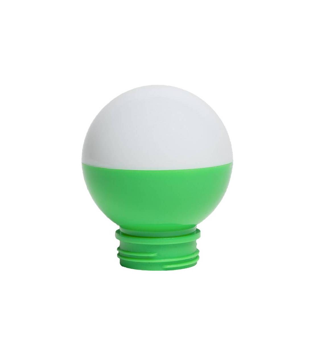 Bola Guinguette dos tonos blanco / verde eléctrico (made in France) - Boules Guinguette - La Case de Cousin Paul