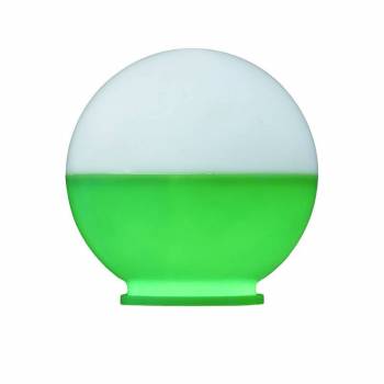 Bola Guinguette dos tonos blanco / verde eléctrico (made in France) - Boules Guinguette - La Case de Cousin Paul