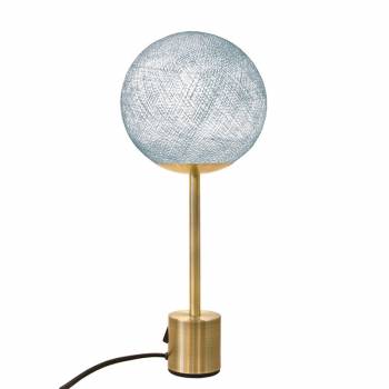 Brass lampe APAPA - azure - Lamp Apapa - La Case de Cousin Paul