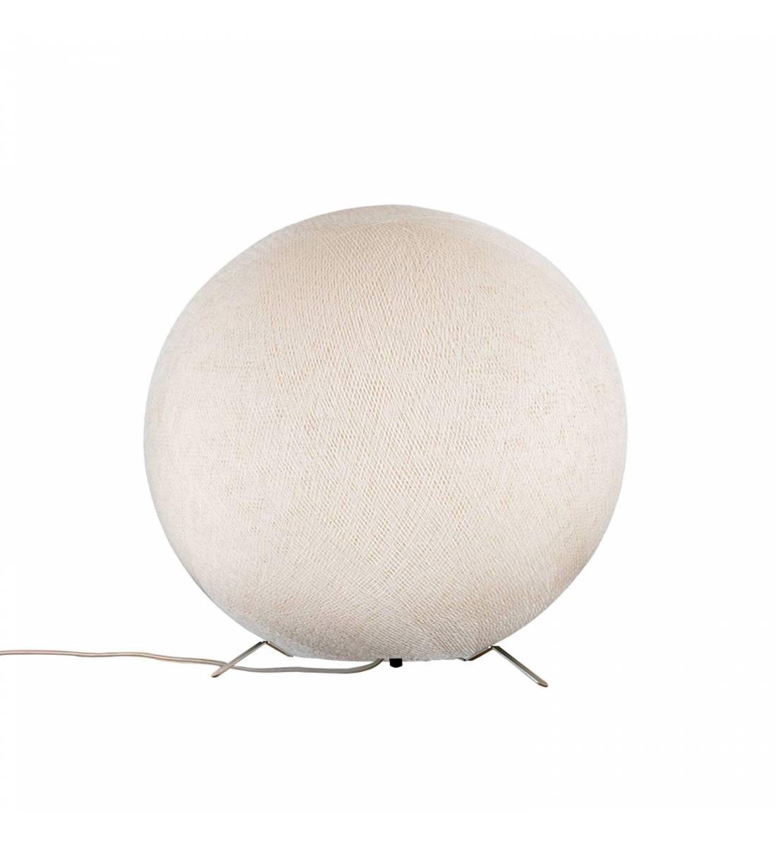 Lampe à poser globe aimanté écru - taille S - Lampe à poser - La Case de Cousin Paul
