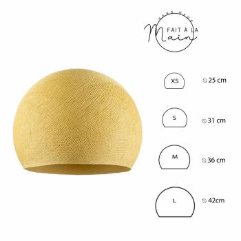 mustard - Lampshades domes - La Case de Cousin Paul