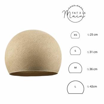 sable - Lampshades domes - La Case de Cousin Paul