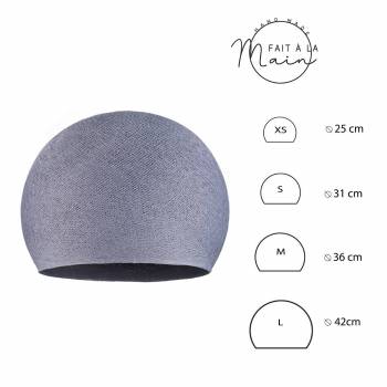 grigio lilla - Coprilampada cupole - La Case de Cousin Paul