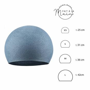 denim - Lampshades domes - La Case de Cousin Paul